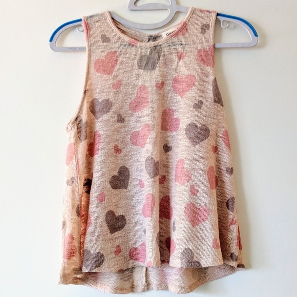 Woven heart ❤️ tank top - Picture 1 of 5